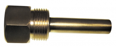 Poço para Termômetro em Latão 50mm x 1/2