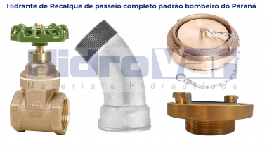 Hidrante de Recalque de passeio Paraná