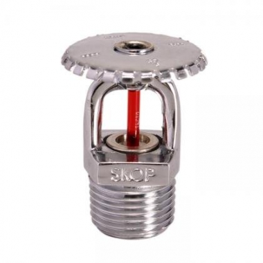 Sprinklers Metálico Cromado Para Cima Resposta Padrão