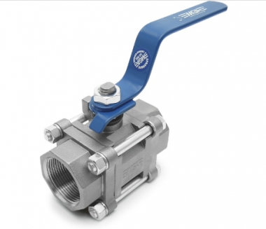 VÁLVULA ESFERA TRIPARTIDA CL300 PAS REDUZIDA CF8 BSP/NPT/SW/BW - Totalmente em Aço Inox - Teflon Puro 160°