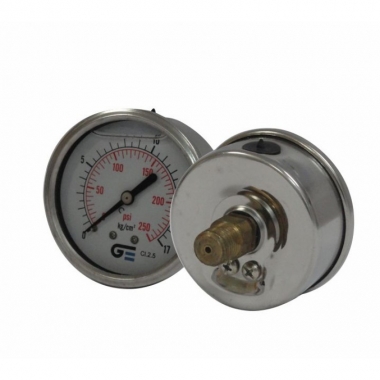 Manômetro Inox Glicerinado Genebre Horizontal