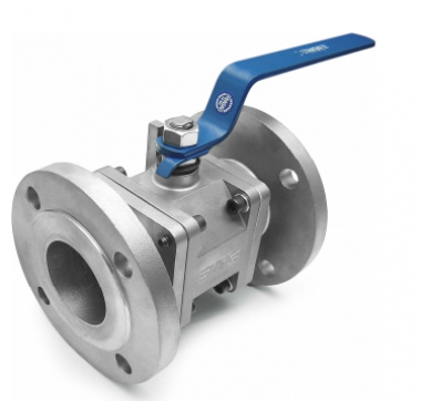 VÁLVULA ESFERA TRIPARTIDA FLG150 PASSAGEM PLENA CF8M  - TOTALMENTE INOX - TEFLON REFORÇADO 240°