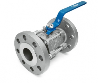 VÁLVULA ESFERA TRIPARTIDA S1000 / CL300 PASSAGEM REDUZIDA CF8M - SEMI  INOX - TEFLON REFORÇADO 240°