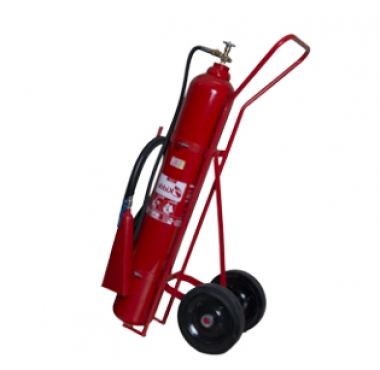 Extintor com carga de CO2