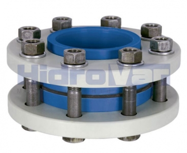 União Flangeada PPR Azul