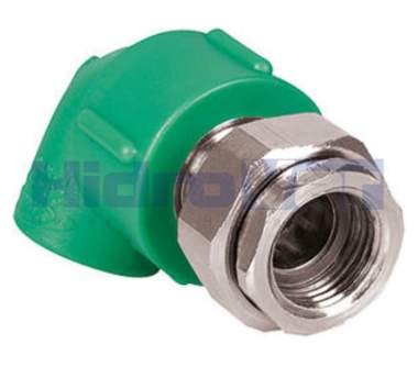 Joelho 90º Porca Louca PPR Verde