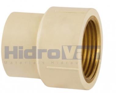 Luva de Transição CPVC x Metal com o Metálico Super CPVC