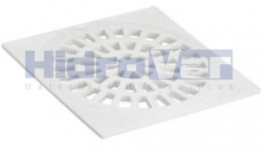 Grelha Quadrada Branca