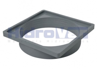 Porta Grelha Quadrado Cinza