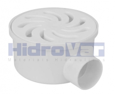 Ralo Cilíndrico para Terraço Grelha Branca