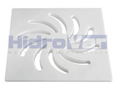 Grelha Quadrada Vórtice Branca