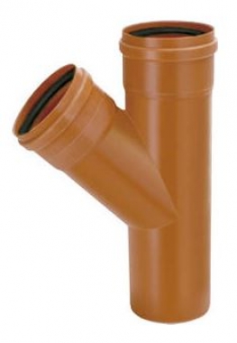 Junção 45° Simples S/Anel Ocre