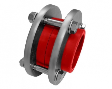 União com Flange PPR Vermelho