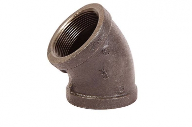 Cotovelo 45° NPT Aço Preto CL 20