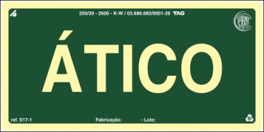 Placas Fotoluminescentes Pavimentos S17 -  Ático