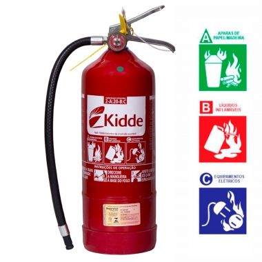 Extintor Incêndio Pó Químico ABC 04kgs