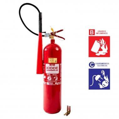 Extintor Gas Carbonico BC 6kgs