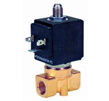 VÁLVULA SOLENÓIDE 3 VIAS NORMALMENTE FECHADA/ABERTA UNIVERSAL AÇÃO DIRETA