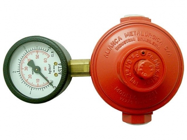 Regulador de Alta Pressão com Manômetro - 76501/01 - 9kg/h