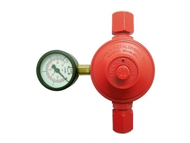 Regulador de Alta Pressão com Manômetro - 76501/02 - 9kg/h