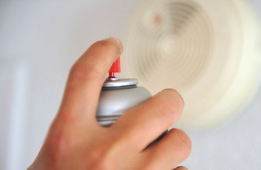 Spray para teste de detector de fumaça