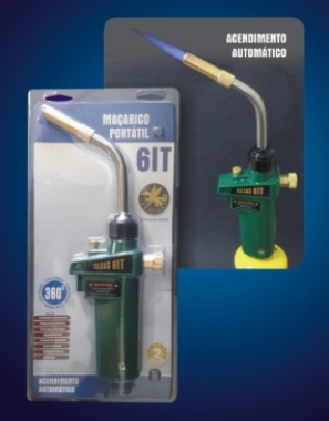 MAÇARICO PORTÁTIL 6IT - ACENDIMENTO AUTOMÁTICO
