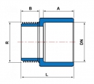 Adaptador PVC-U Industrial