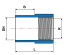 Luva PVC-U Industrial L/R