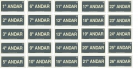 Placas Fotoluminescentes Pavimentos S17 - Andar