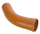 Curva 45° Longa S/Anel Ocre