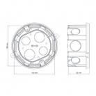 ELETRODUTO CAIXA DE LUZ OCTOGONAL 4X4 FLEX