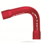Curva c/Bolsa 90°  Vermelho